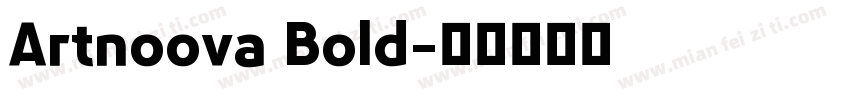 Artnoova Bold字体转换